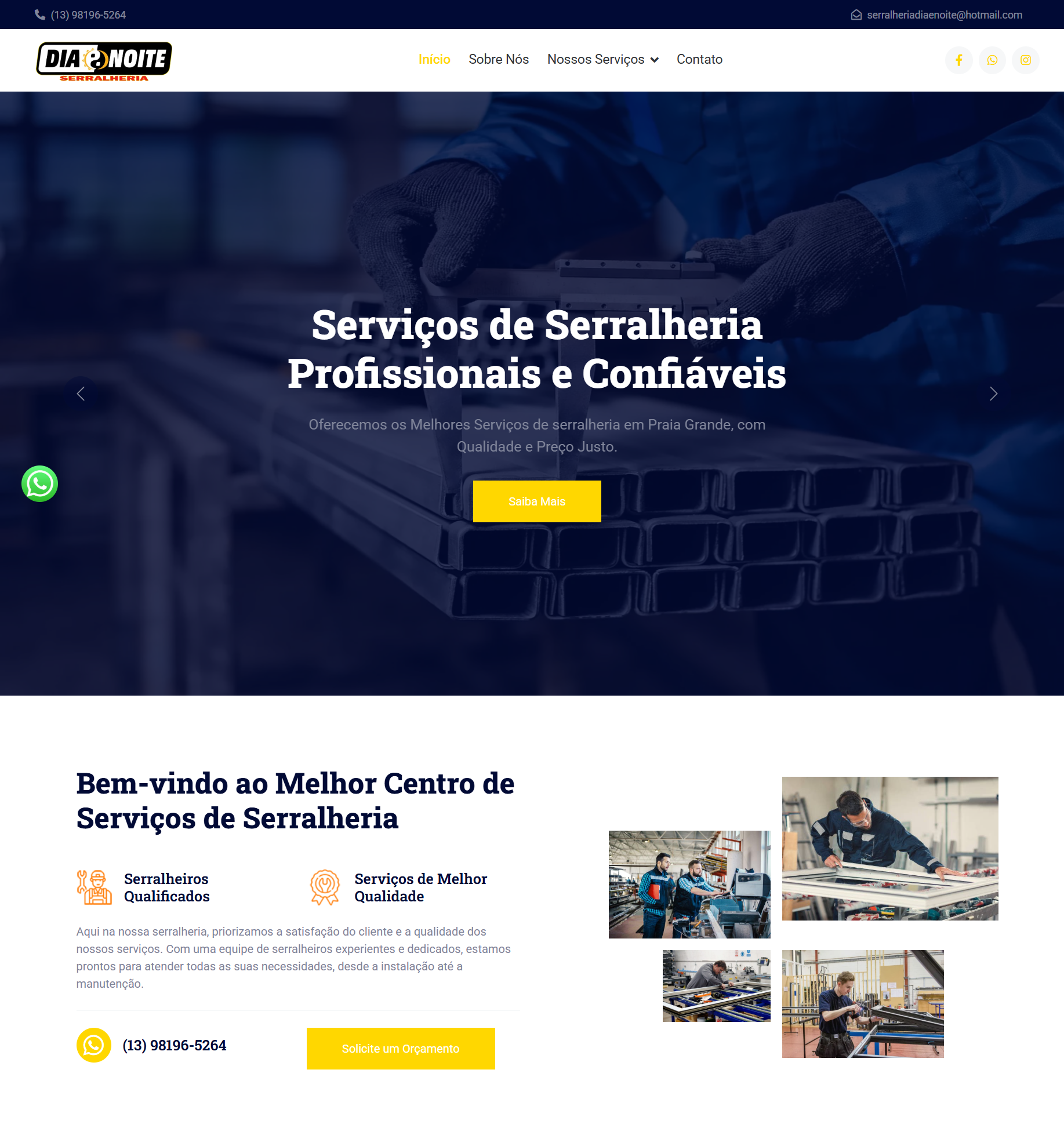 Site de serralheria